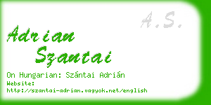 adrian szantai business card